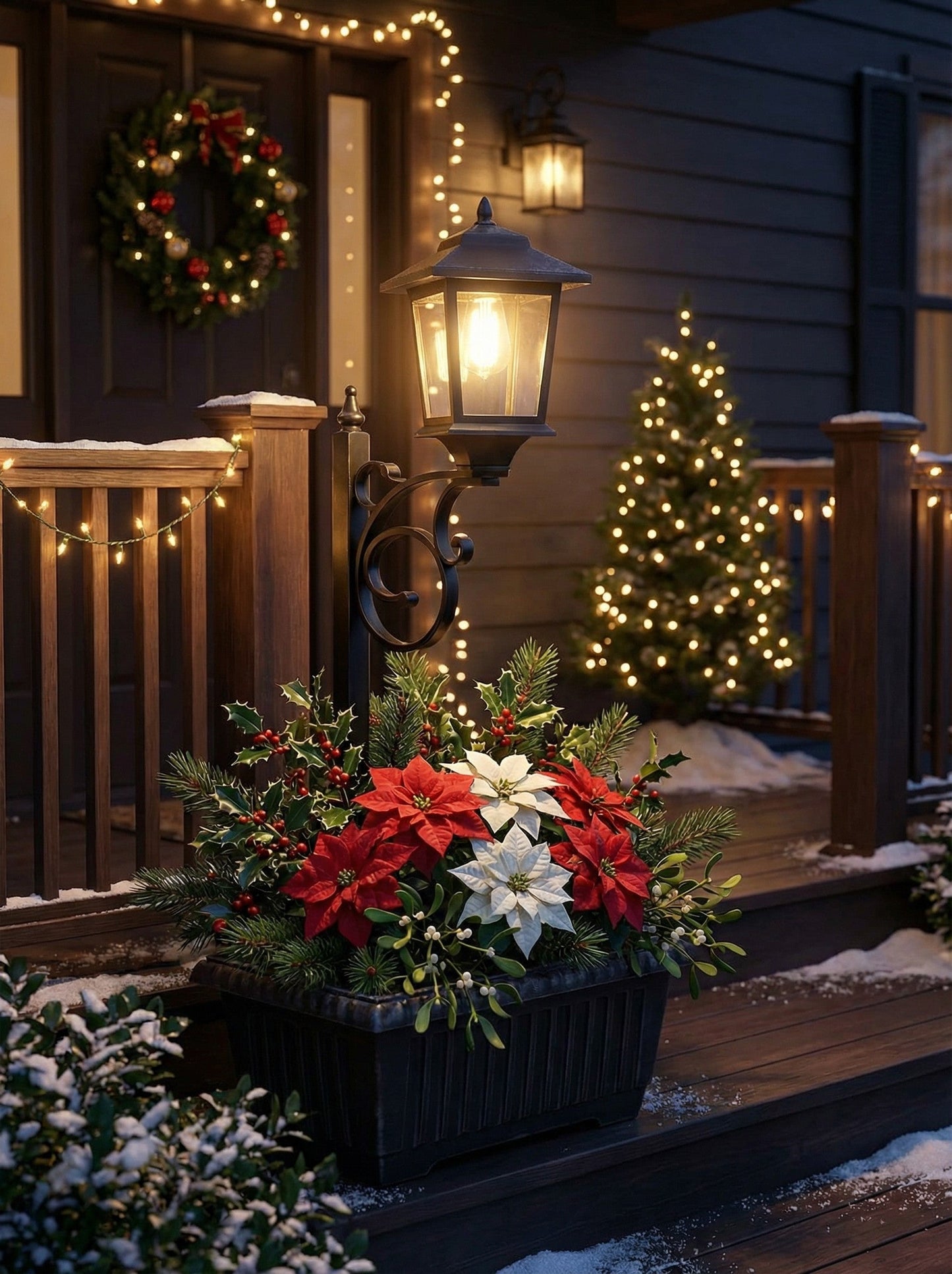 Solar Lamp Post with Flower Pot β Outdoor Garden & Patio Light β Multi Pack