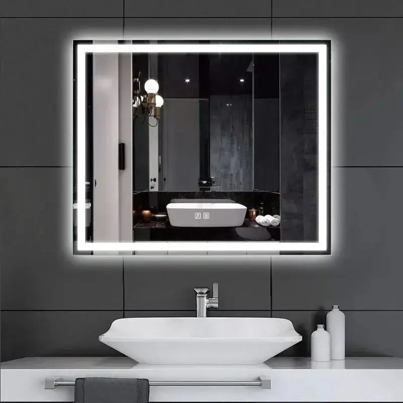 Compact Center Glow LED Bathroom Mirror
