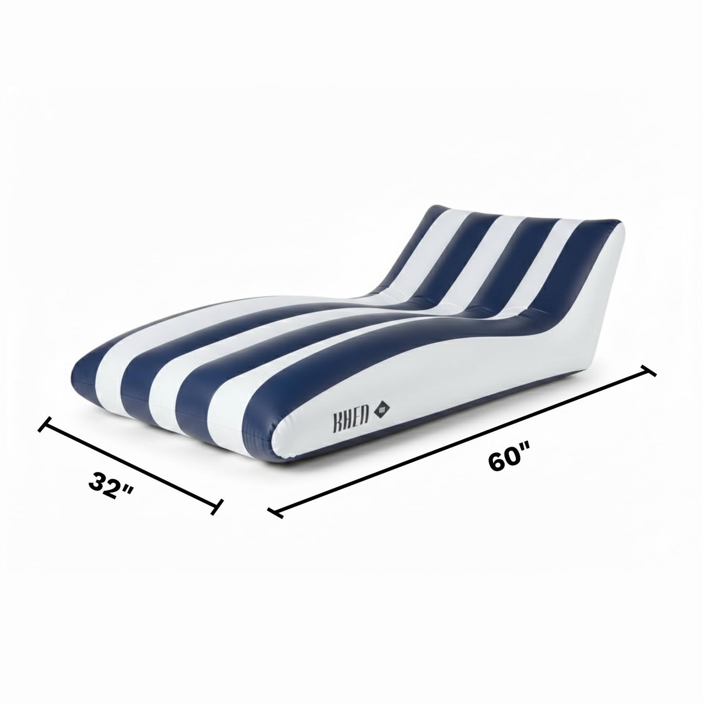 Mediterranean Stripe Pool Lounger