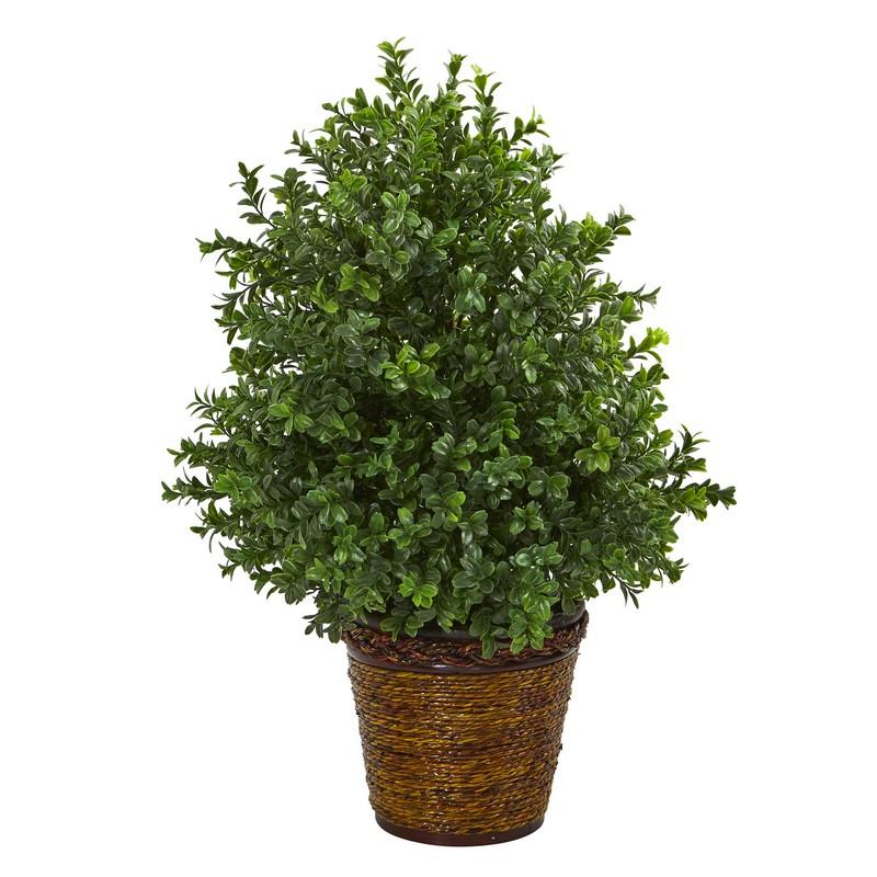 23" Sweet Grass Artificial Plant in Basket (Indoor/Outdoor)