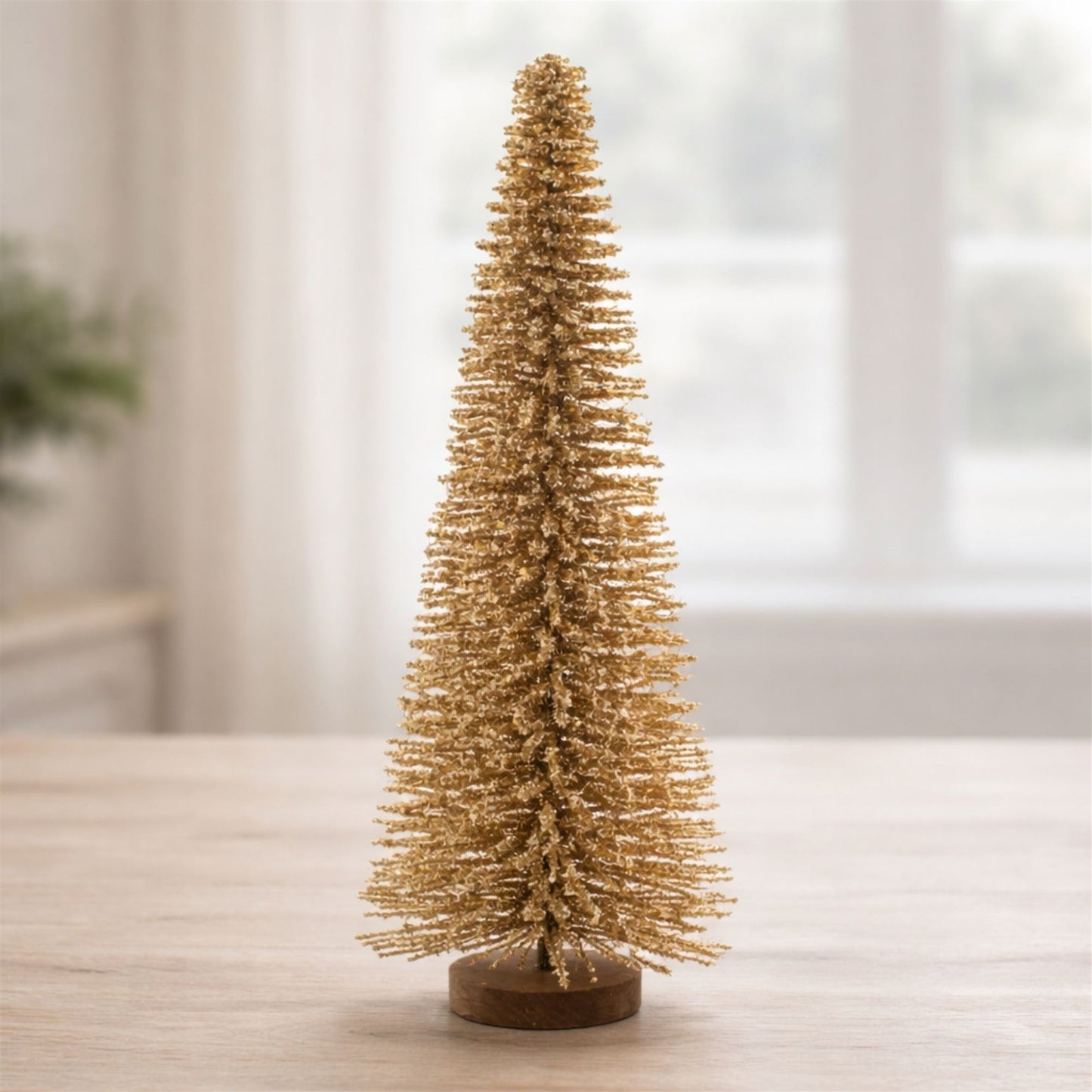 Glitter Iron Christmas Tree 23.5"H