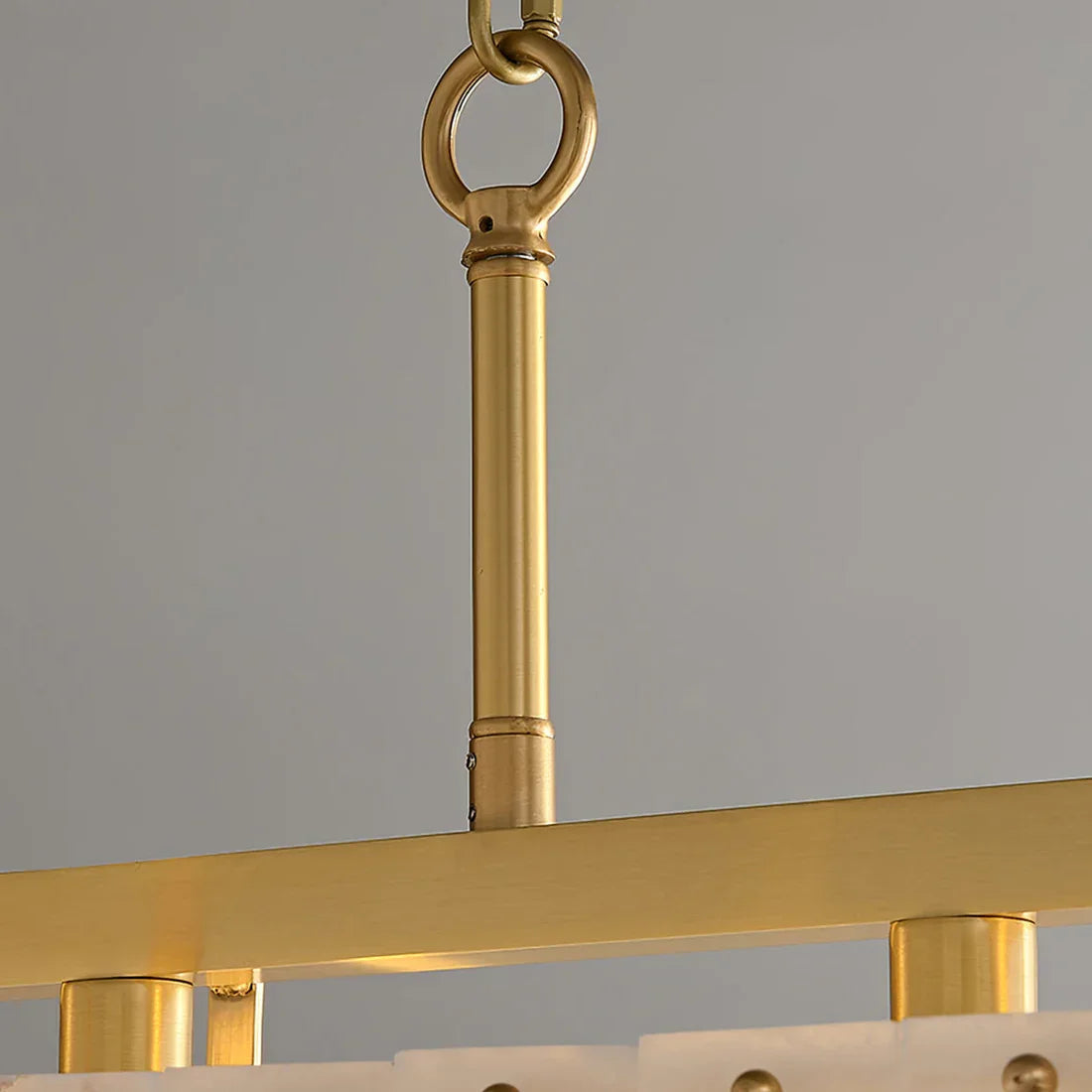 Alabaster Panel Chandelier