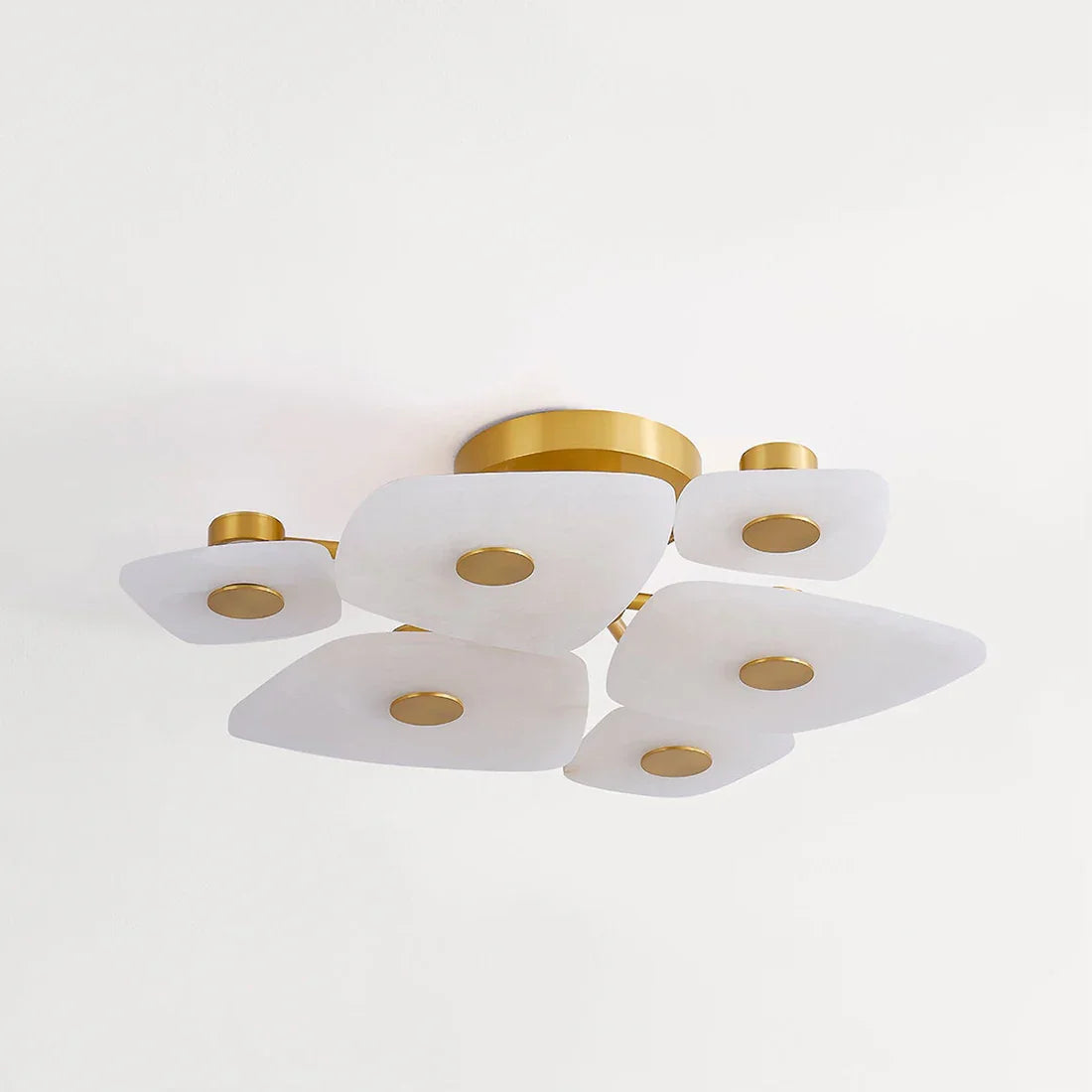 Alabaster Petal Ceiling Light