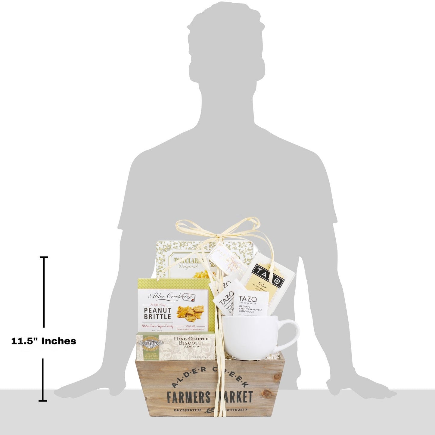 Serenity Tea Crate Gift Basket