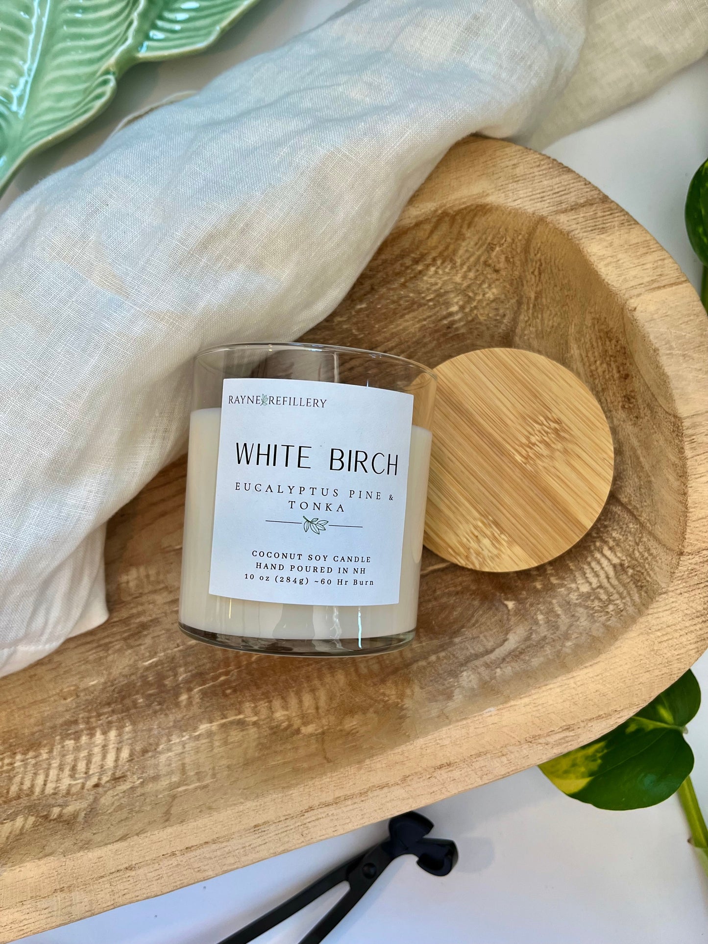 White Birch – Eco-Friendly Vegan Coconut Soy Candle | New Hampshire