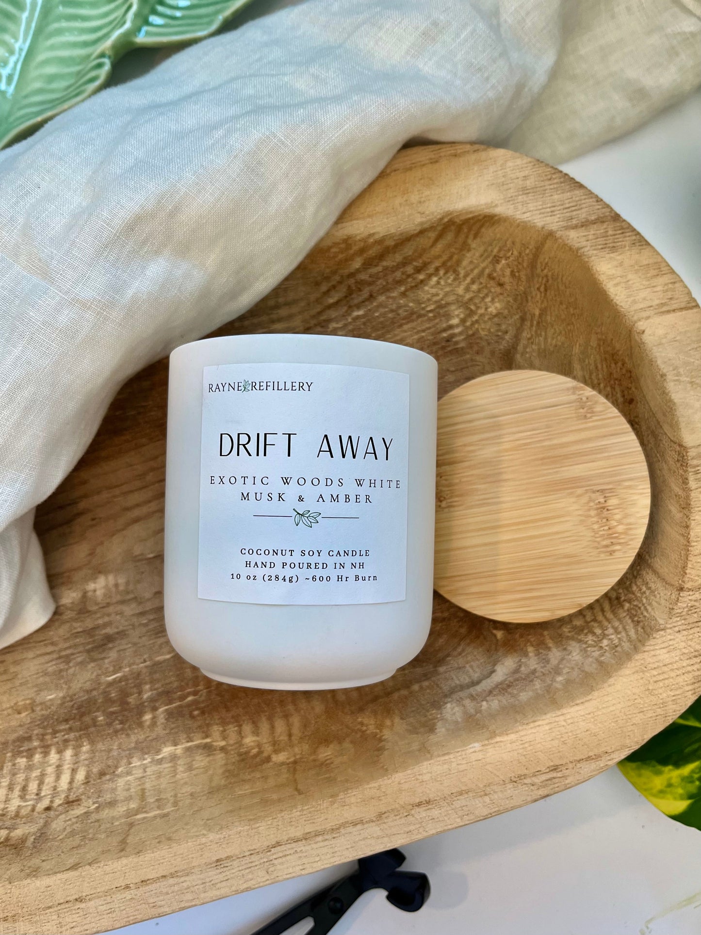Drift Away – Clean Burning Natural Coconut Soy Candle