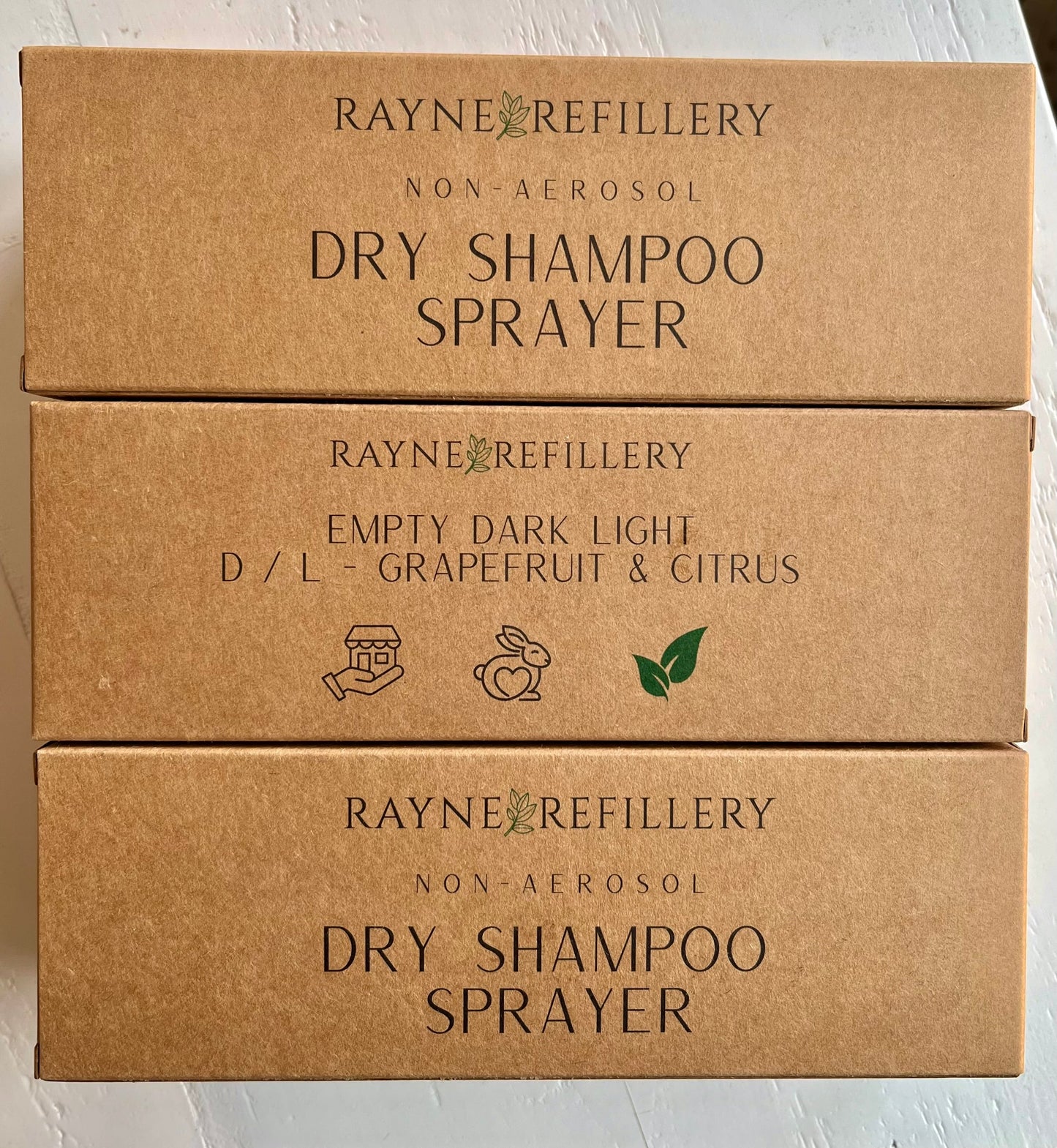 Non-Aerosol Dry Shampoo - Refillable Eco-Friendly Hair Refresher