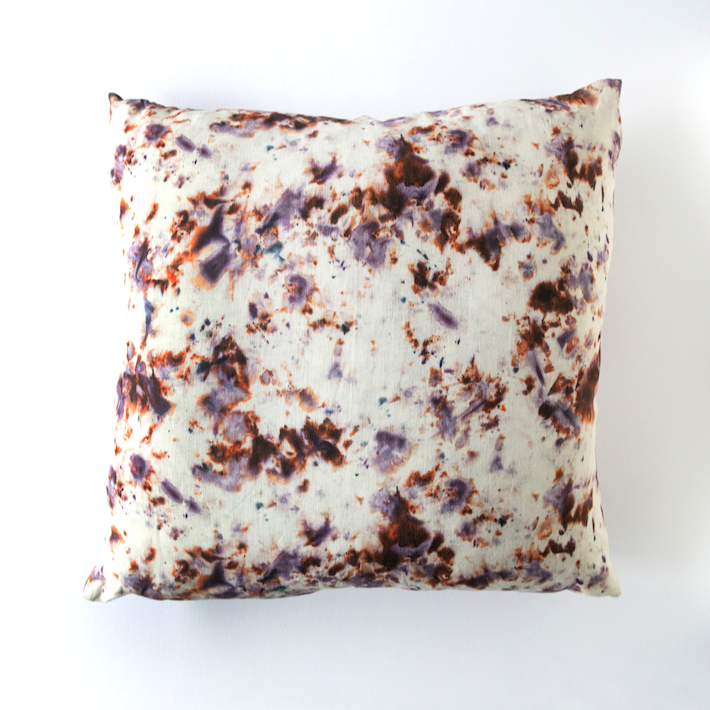 Rose Marble Linen Throw Pillow | 20x20 | Goldie Home