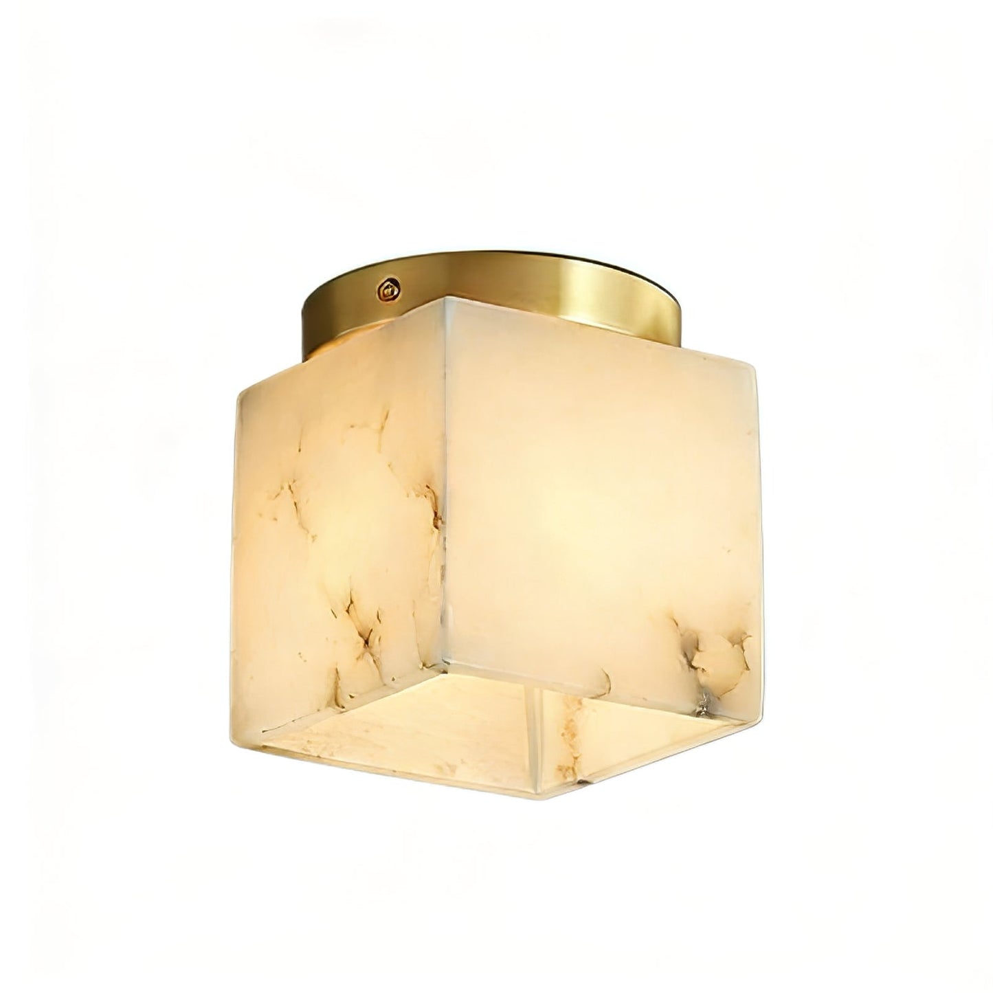 Alabaster Square Ceiling Light