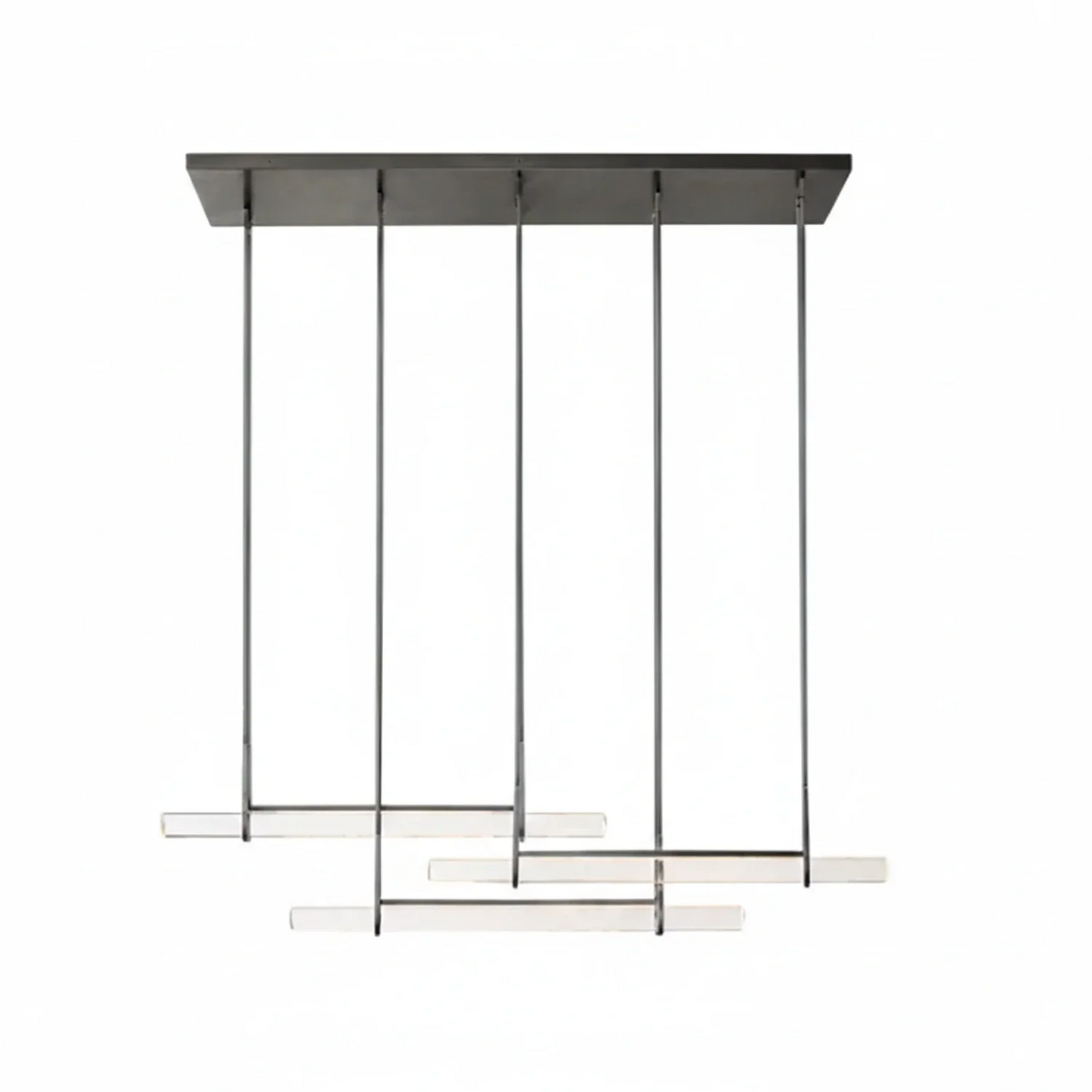 Audubon Crystal-Glow Multi-Bar Linear Chandelier