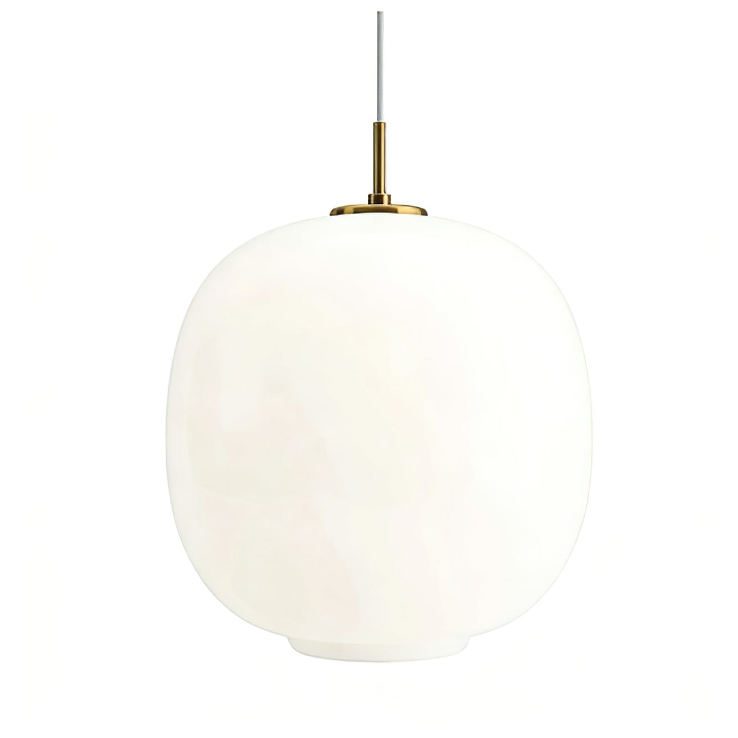 Contemporary Opal Glass Pendant Lamp