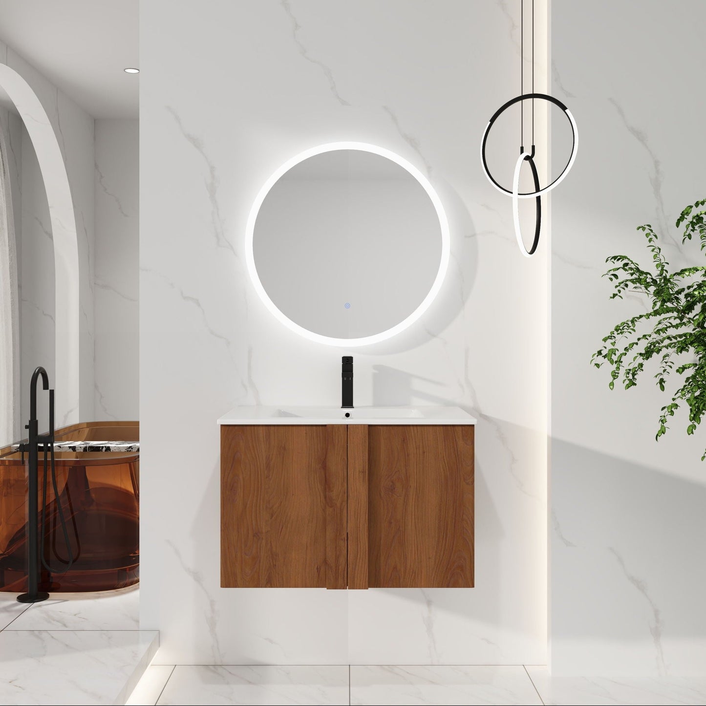 Floating Bathroom Vanity With Sink Combo
