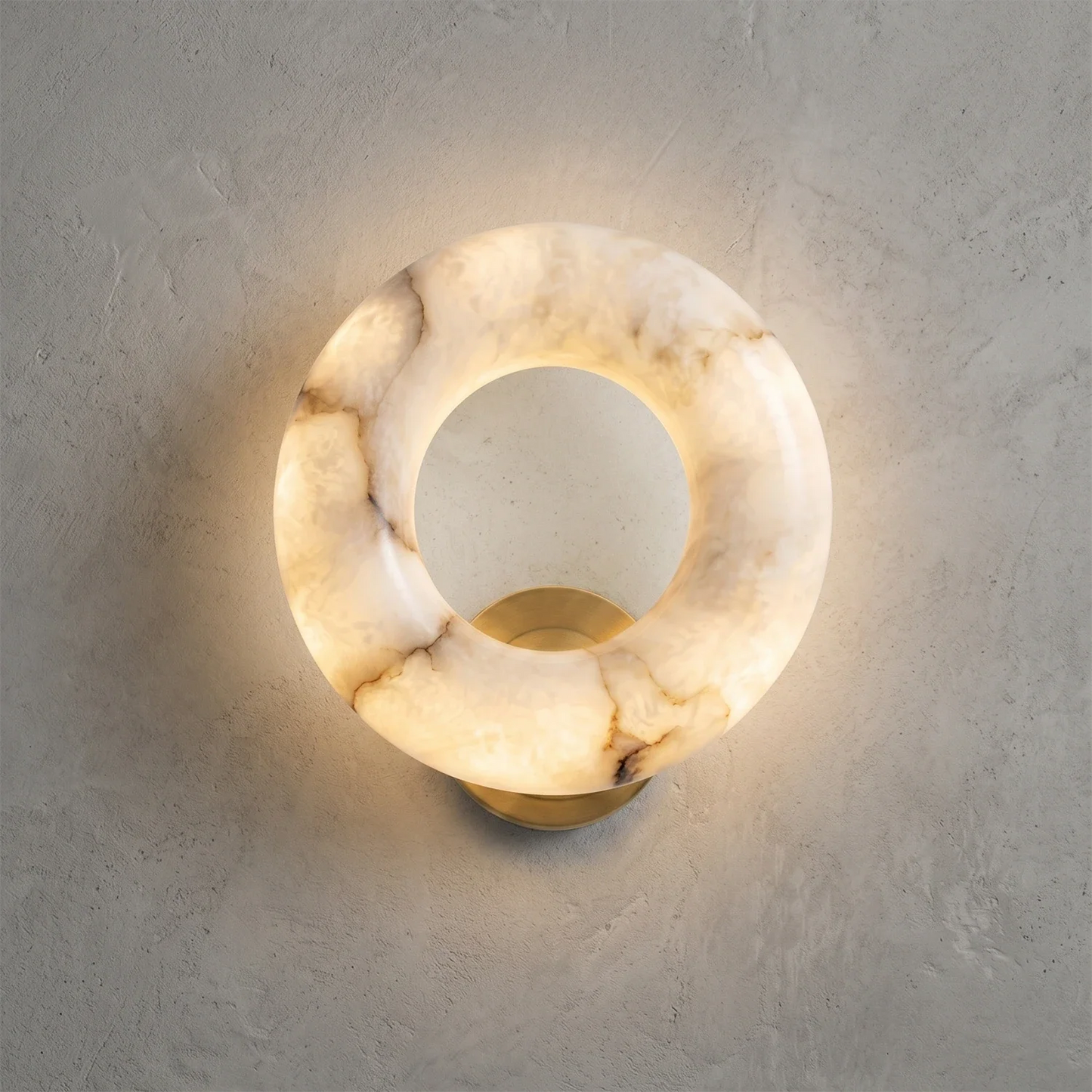 Halo Alabaster Wall Sconce