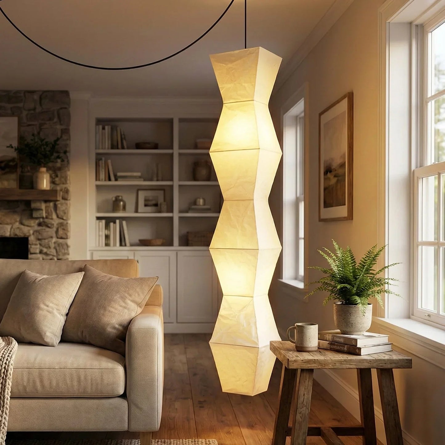 Akari Hourglass L7 Pendant Light