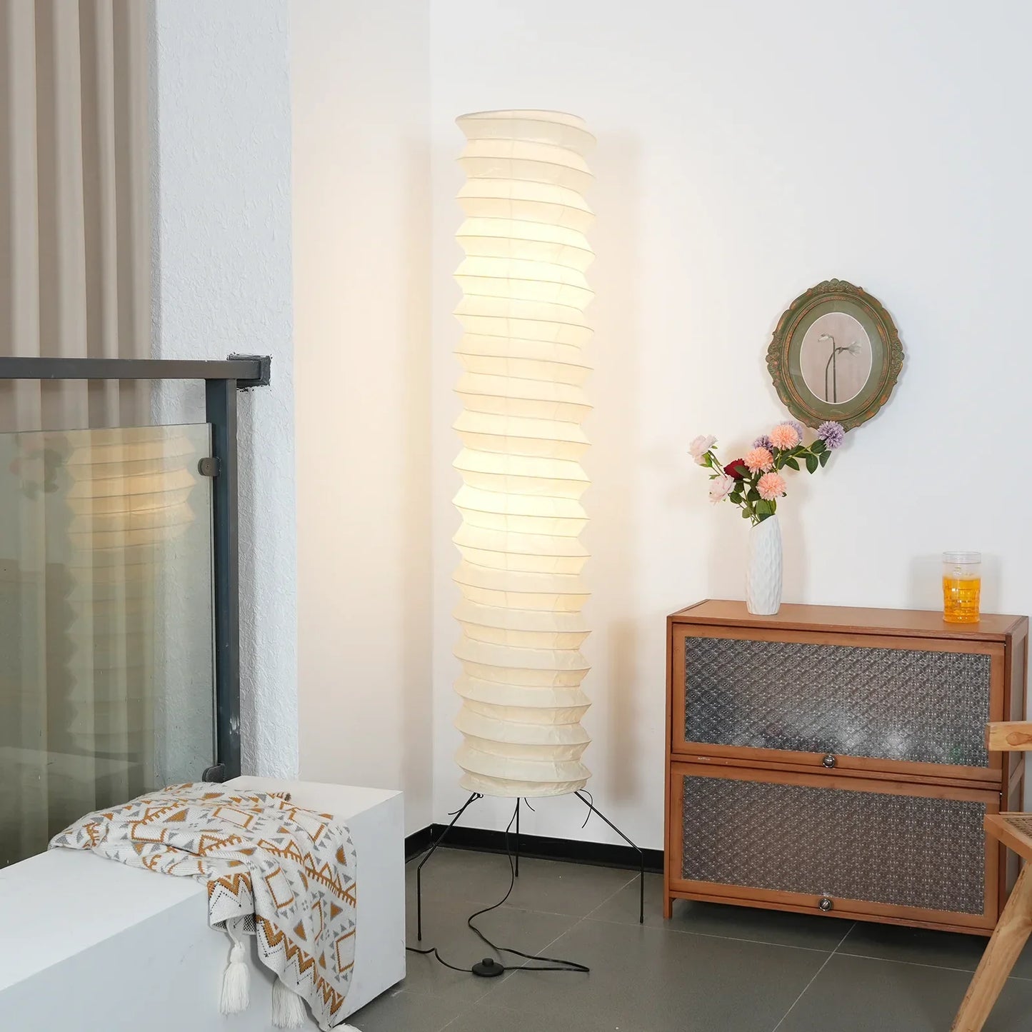 Akari Spiral UF4-31N Floor Lamp