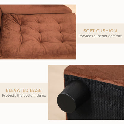 PawHut Luxury Fancy Dog Bed for Small Dogs