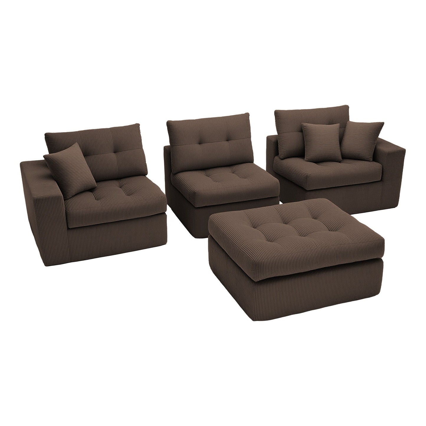 Corner Chaise L-Shaped Sectional Sofa Bed