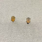 Sterling Silver Oval Ethiopian Opal Post Earrings Size 3
