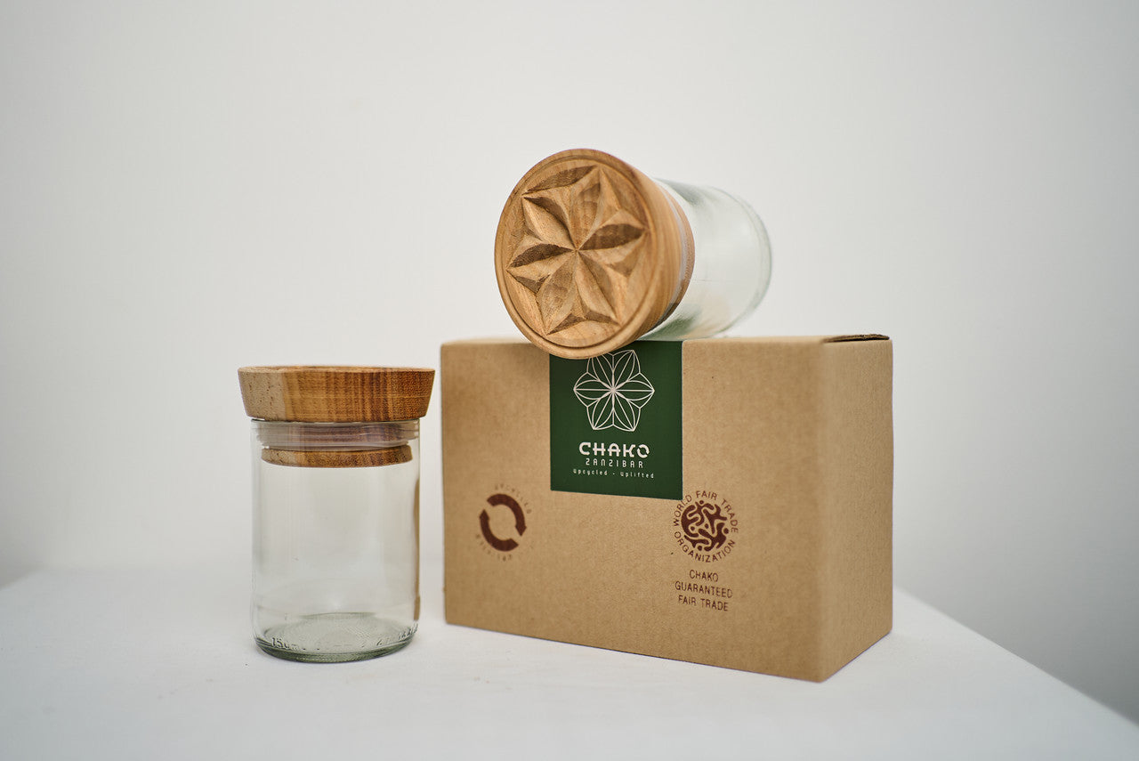 Hiliki Jar - Clear - Large (set of 2)