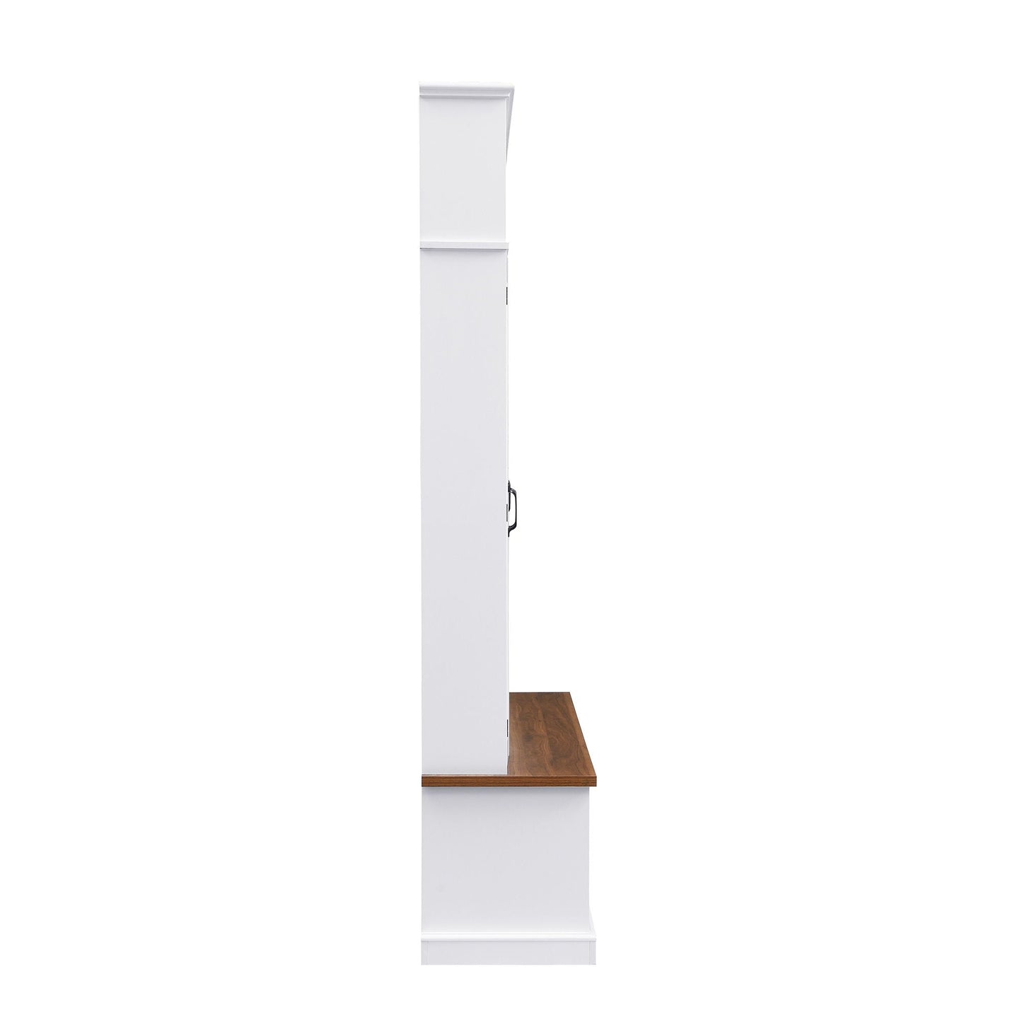 Entryway Hall Tree With Bench, 3 Top Cubbies & Bottom Storage Space
