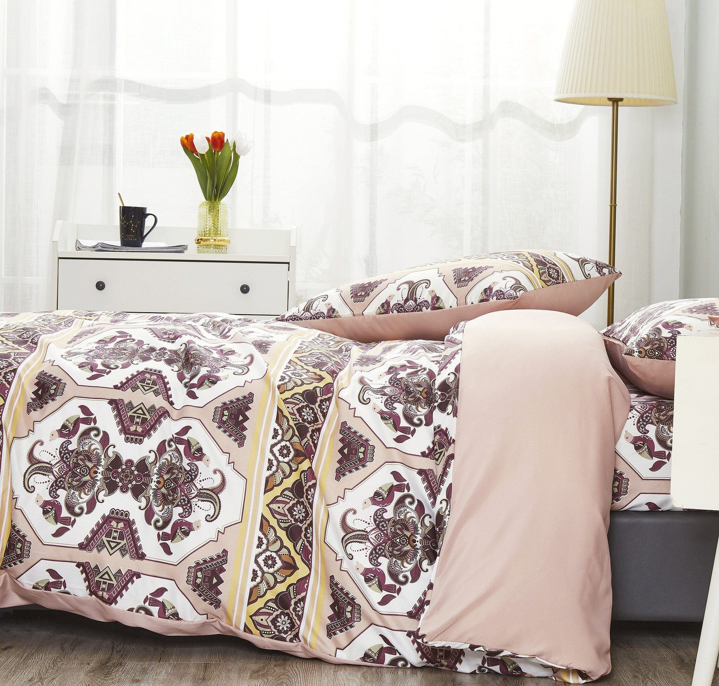 DaDa Bedding Oriental Kilim Persian Duvet Cover Set