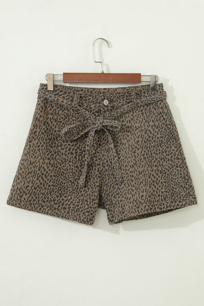 Faith Print Loose Shorts