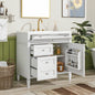 36" Bathroom Vanity With Top Sink