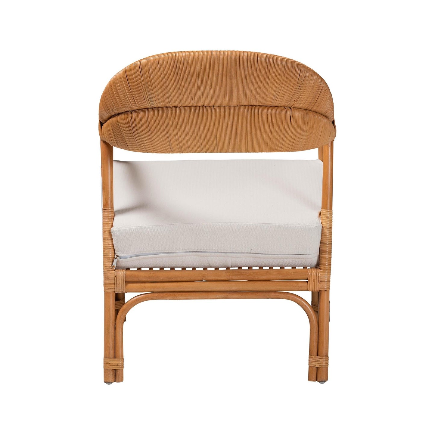Honey Rattan Accent Chair