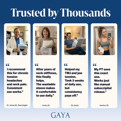 GAYA Cervical Traction Neck Stretcher with Removable Sleeve