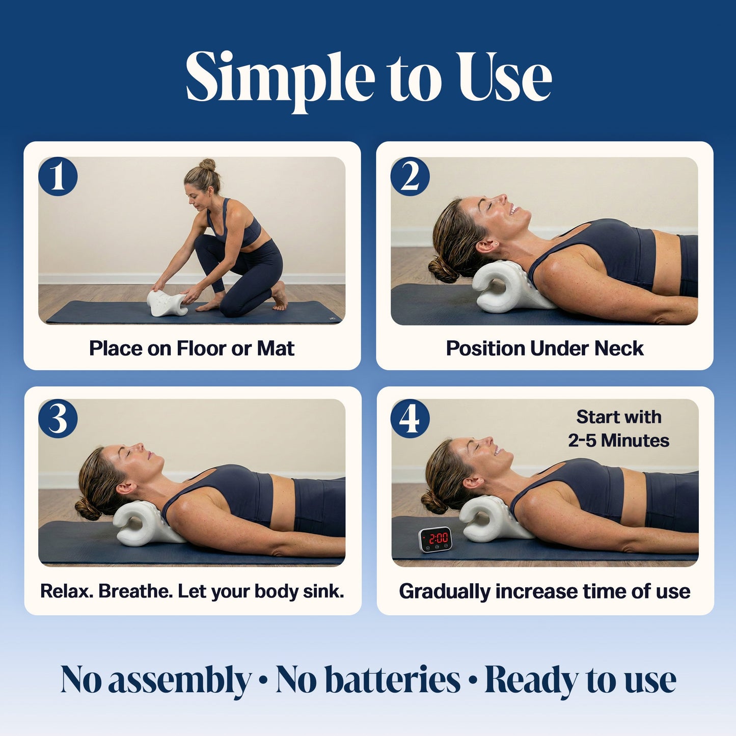 GAYA Cervical Traction Neck Stretcher with Removable Sleeve
