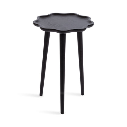 Alezar Scallop Wood Side Table
