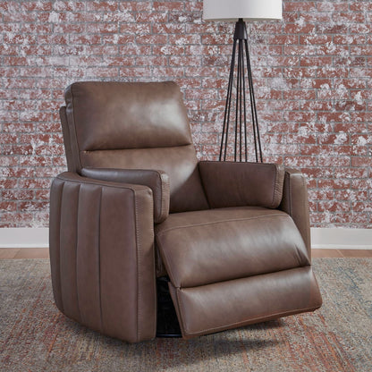 Prestige Collection Triple Power Leather Swivel Recliner Chair