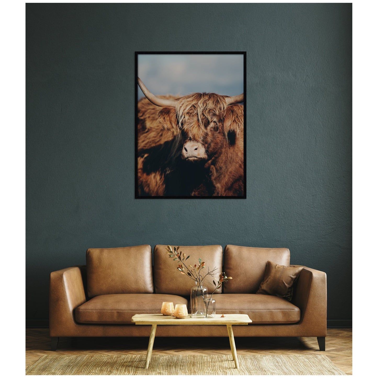 Highland Cow No. 5 by Laura Evans Framed Wall Art Print