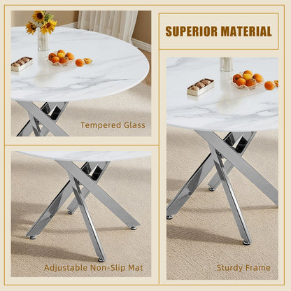 Modern Round Table For Dining Room