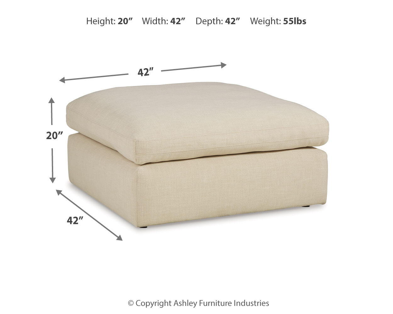 Elyza - Oversized Ottoman