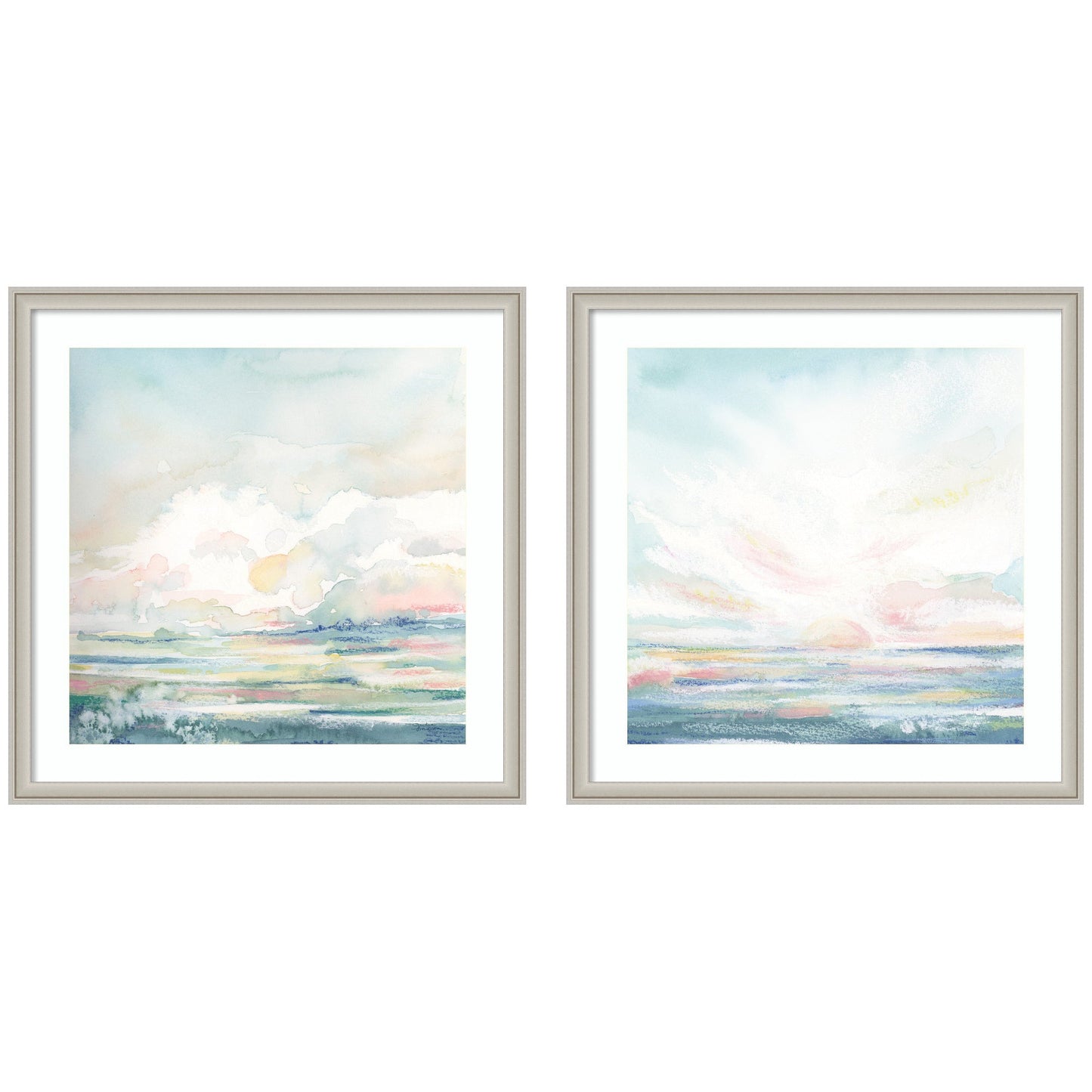 Heavenly Stillness 2 Piece Framed Wall Art Print Set by Julie Maida