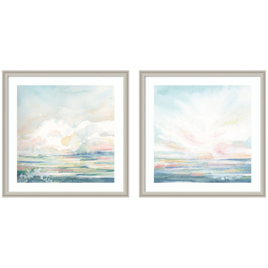Heavenly Stillness 2 Piece Framed Wall Art Print Set by Julie Maida