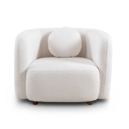 Japandi Style Accent Square Chair