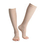 FDA registration Open Toe Medical Compression Socks Graduated 20-30 mmHg Knee High 4 Pair Pack