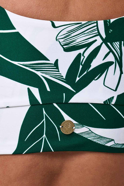 Spring Garden | Women's Bikini Swim Crop Top | Eden Palm Paradise