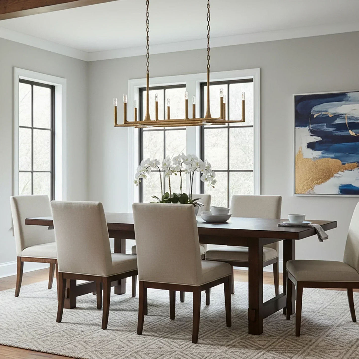 Avarit Forged Round Chandelier