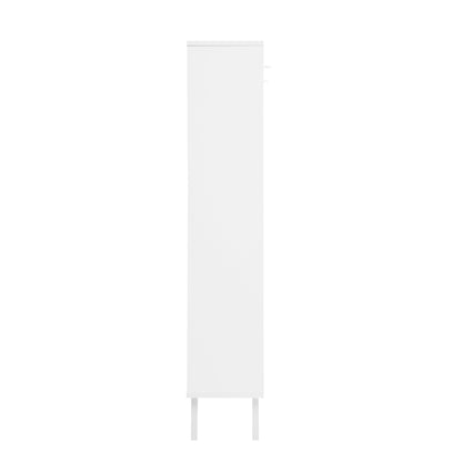 Modern Rattan 3 Door Shoe Rack Cabinet for Entryway