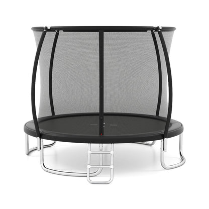 12FT Outdoor Trampoline Heavy-Duty Recreational Trampoline with Safety Enclosure Net