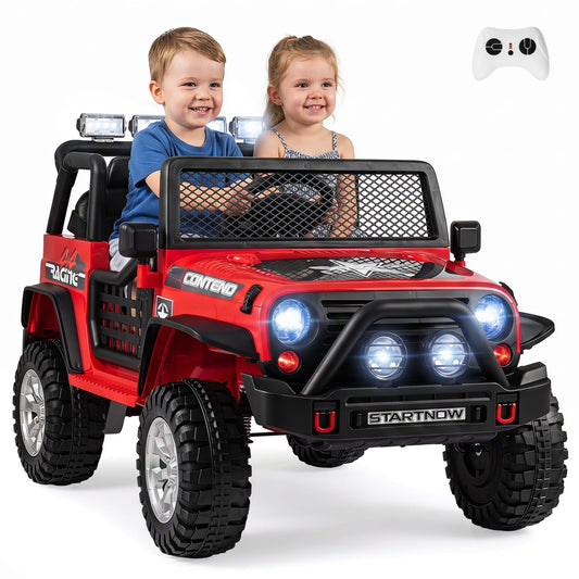 12V Electric Kids Ride On Car 2-Seater with Remote Control