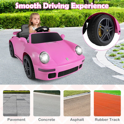 12V Electric Ride On Car Licensed RUF CTR with Remote Control and Music