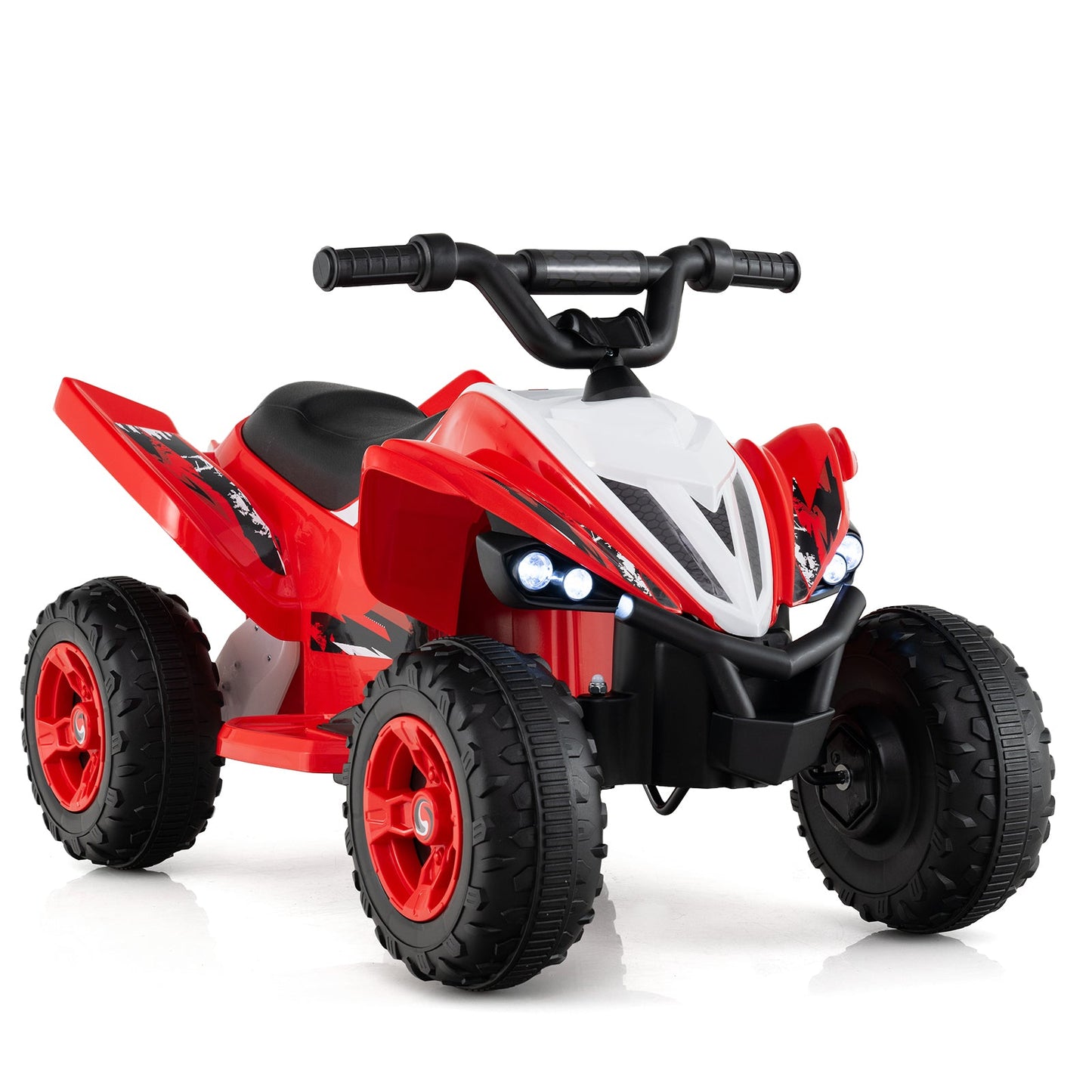 12V Kids Ride On ATV 4-Wheeler Quad with LED Lights and 7 mph Max Speed