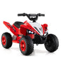 12V Kids Ride On ATV 4-Wheeler Quad with LED Lights and 7 mph Max Speed