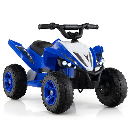 12V Kids Ride On ATV 4-Wheeler Quad with LED Lights and 7 mph Max Speed