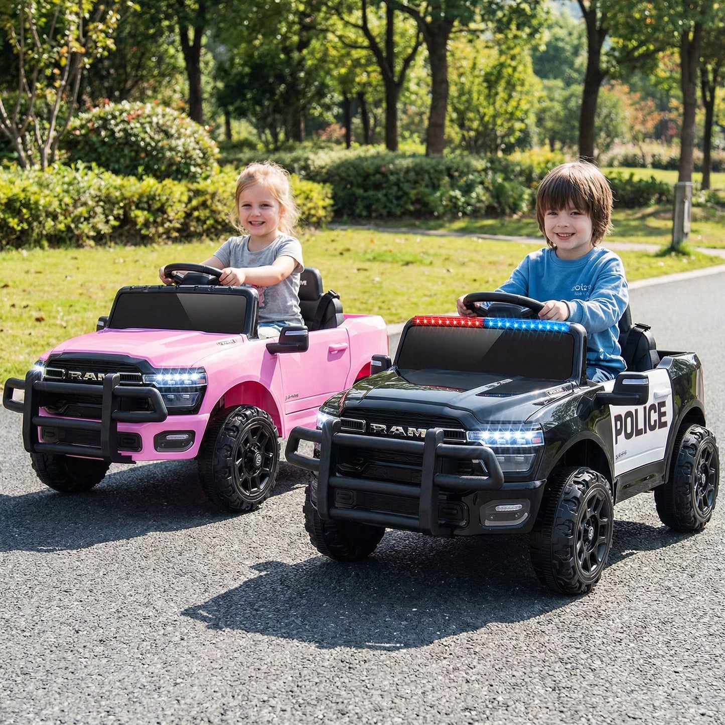 12V Kids Ride On Car Licensed RAM 3500 Electric Vehicle with Remote Control