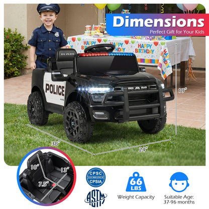 12V Kids Ride On Car Licensed RAM 3500 Electric Vehicle with Remote Control
